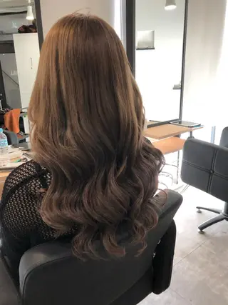 ロング カラー 下妻 カラーエクステ難波のヘアスタイル