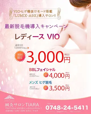 ロング カラー パーマ ヘアアレンジ メンズ キッズ ネイル マツエク・マツパ アイブロウ 美容鍼灸サロン　TIARA所属・鍼灸サロン TIARA　美容鍼のエステ・リラクイメージ