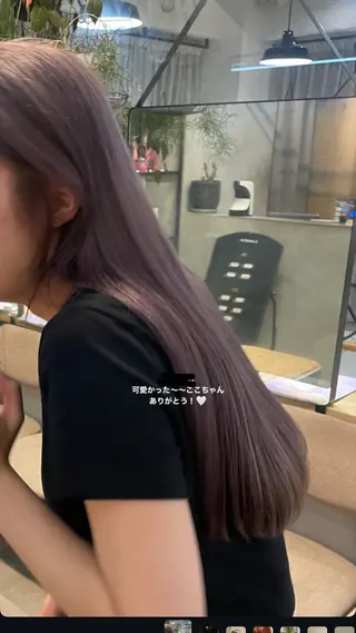 カラー miyu / 透明感カラーのヘアスタイル