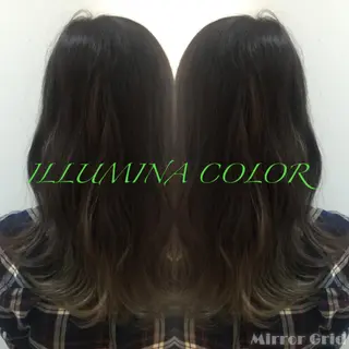 ミディアム カラー due hair 京都駅前店 MILBON オージュア認定サロン【デューヘアー】所属・ハイトーンブリーチ 土坂 由志【京都】のヘアスタイル