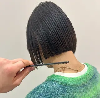 ショート ハイトーン/ブリーチ 似合せカット/パーマのヘアスタイル