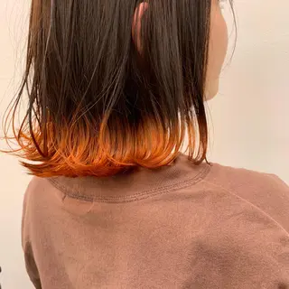 セミロング カラー ヘアアレンジ 🪞モテ髪/トレンド 銀座DISCO🪞のヘアスタイル