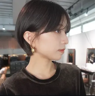 ショート 染谷 夏海のヘアスタイル