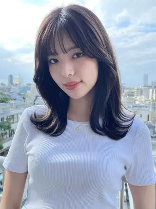 セミロング カラー 卒業式受付中🌻 肥田亜沙美のその他イメージ