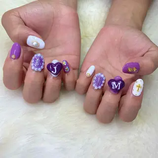 ネイル Amber21.所属・Nagahama Akariのネイルデザイン