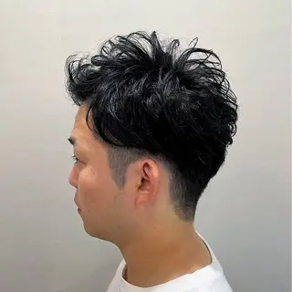 パーマ メンズ 押上/ショート・ボブ /パーマ/山口卓朗のヘアスタイル