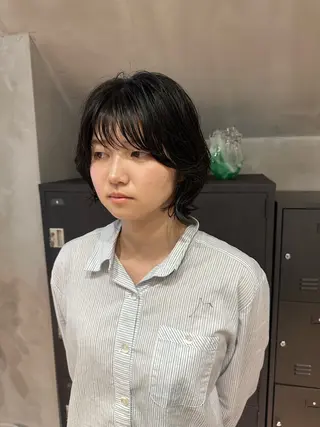 ショート パーマ yuki / 岡崎ハイトーンカラーのヘアスタイル