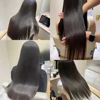 ロング Zina熊本/山下 開世/縮毛矯正のヘアスタイル