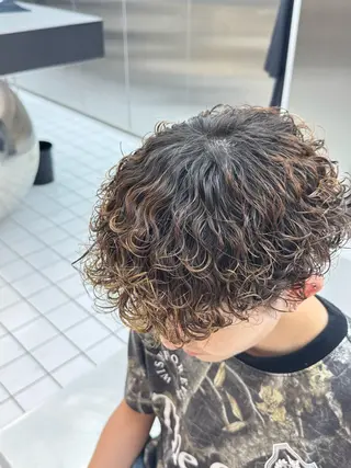 ショート パーマ fifth 児玉達哉 当日予約🙆のヘアスタイル