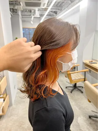 セミロング カラー 代表　YUKI ☆のヘアスタイル