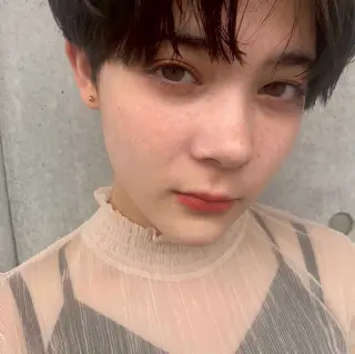 ショート カラー ボブ/レイヤー/艶 🦕risa 森下のヘアスタイル