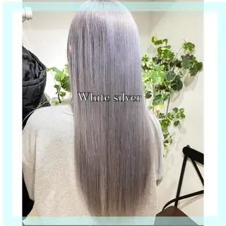 ロング 透明感カラー✨ 酸性ストレート特化のヘアスタイル