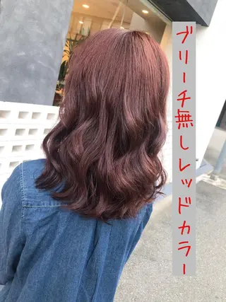 セミロング カラー 大阪長居🌱野見山 卓也のヘアスタイル