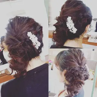 ヘアアレンジ 若泉 真梨のヘアスタイル