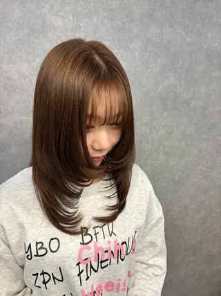 ミディアム 𝑲𝒊𝒏𝒈 𝑴𝒂𝒚𝒖🌺のヘアスタイル