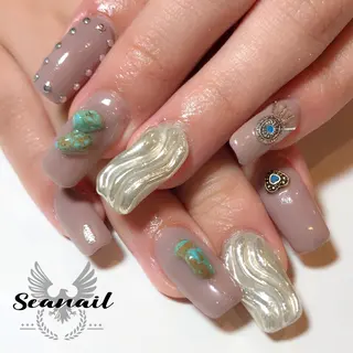 ネイル 小尾 栞のネイルデザイン
