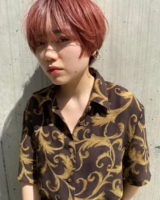 ショート カラー 大内田 凌馬のヘアスタイル