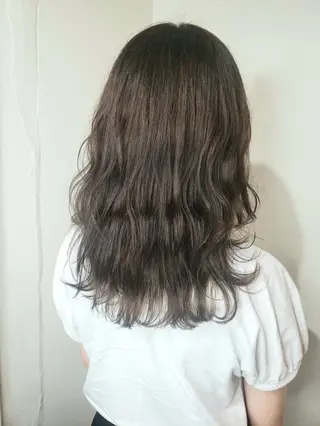 セミロング 🇰🇷透明感×ハイ トーン🌟tomoのヘアスタイル