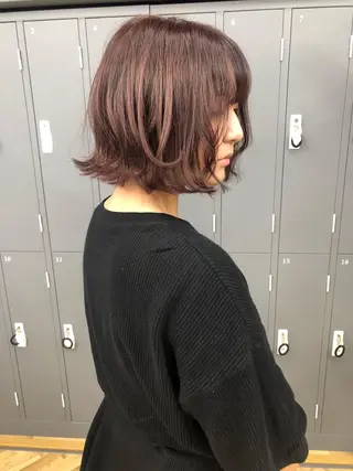 ミディアム カラー GIEN 末吉 海斗のヘアスタイル