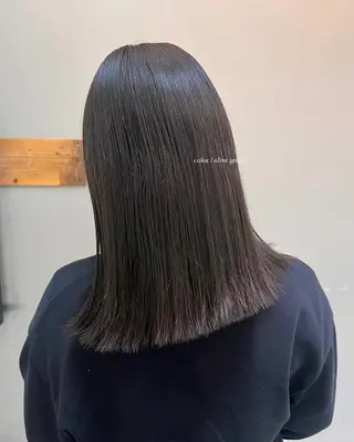 セミロング natsu/梅田 /透明感/艶髪のヘアスタイル