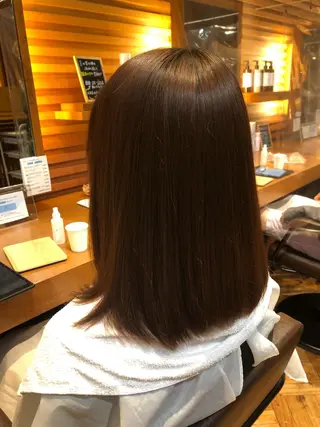 ミディアム 高山🐬髪質改善 池袋で縮毛矯正のヘアスタイル
