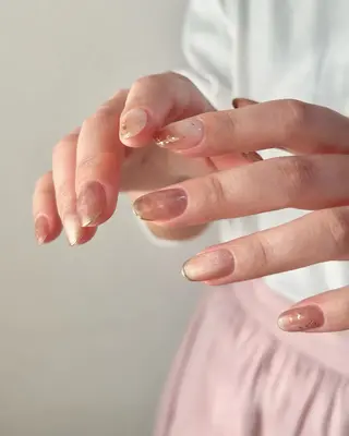 ネイル 𓂃toi. 儚げnuanceのネイルデザイン