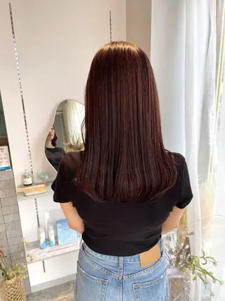 セミロング 永嶋 芽衣のヘアスタイル