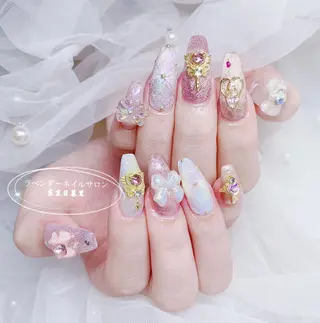 ネイル ラベンダー💖日暮里 ルル💖ネイルのネイルデザイン