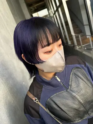 ショート カラー デザインカラー🎨 下北沢 / 磯部のヘアスタイル
