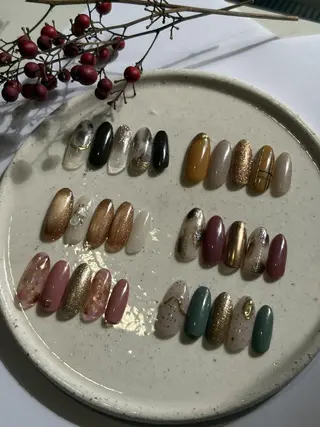 ネイル 志形 彩音のネイルデザイン