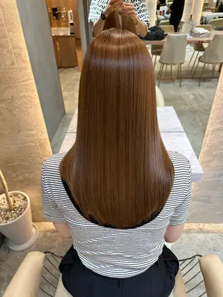 ロング カラー レイヤー/韓国ヘア 縮毛矯正🫧鈴木颯のヘアスタイル