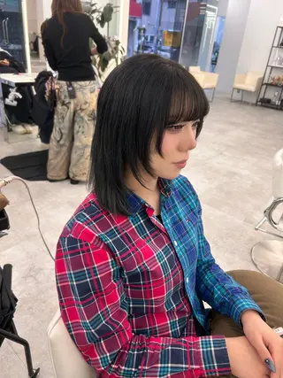 ミディアム カラー はるか/ブリーチカラ ー/ヘアアレンジ🤍のヘアスタイル