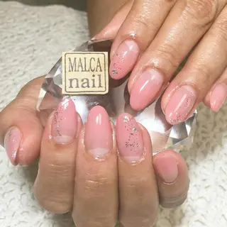 セミロング ヘアアレンジ パーマ ネイル マツエク・マツパ MALCAnail(マルカネイル)所属・荒木 莉奈のネイルデザイン