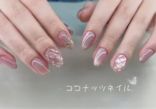 ネイル 神田 ココナッツのネイルデザイン