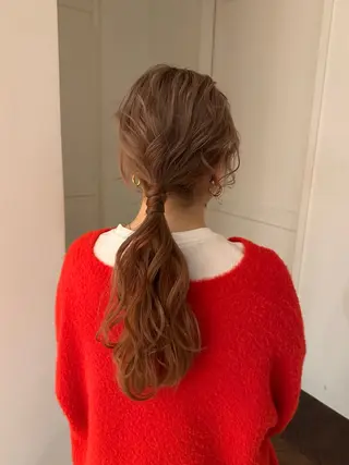 セミロング 美 海のヘアスタイル