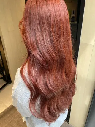 ロング カラー ヘアアレンジ アンククロス渋谷【ANKH CROSS】所属・韓国ヘア┊︎レイヤー ┊︎haruka🌙のヘアスタイル