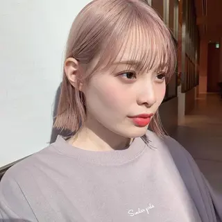 ショート カラー レイヤー専門家 ダブルカラー修のヘアスタイル