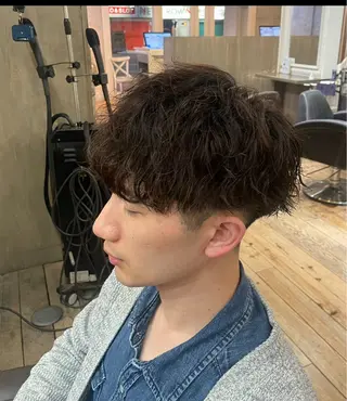 パーマ メンズ HAIRLABO 篠崎空竜のヘアスタイル