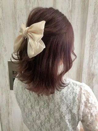 カラー white.所属・white.梅田 デザインカラー🦄のヘアスタイル