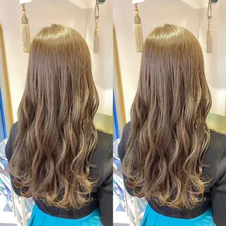 ロング レイヤーカット /透明感カラー西田のヘアスタイル