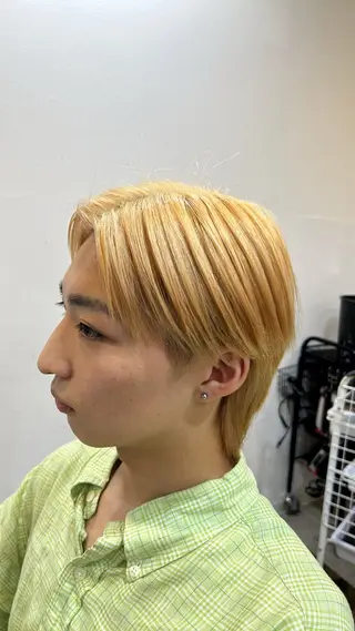 カラー メンズ Grandoll  Luxe所属・ボブ/ショート/小倉 ✂中尾吏穏のヘアスタイル