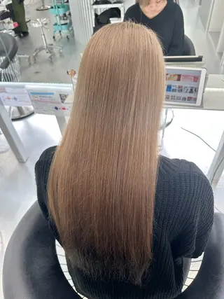 ロング ならざきつぐみ /天王寺/ハイトーンのヘアスタイル