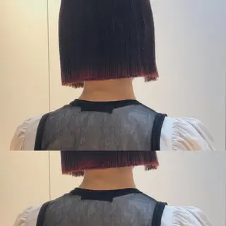 ミディアム カラー ヘアアレンジ stylist ◎RUKI.のヘアスタイル