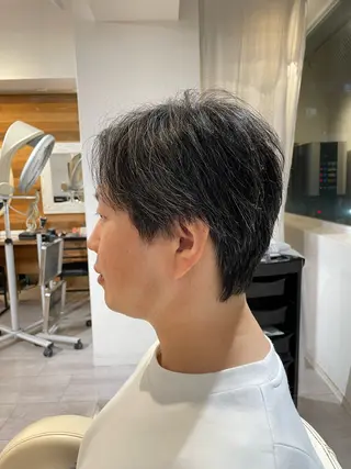 メンズ miwa/ボブパーマ /モードボブのヘアスタイル