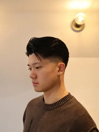 パーマ メンズ 心櫻/メンズパーマ/ ニュアンス/フェザーのヘアスタイル