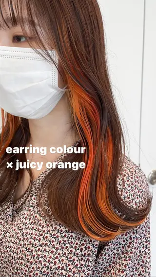 ミディアム カラー ヘアアレンジ ミニボブ/ブリーチ 🌈MISATOのヘアスタイル