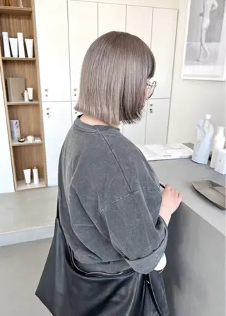 ミディアム カラー 🎨ハイトーン/ デザインカラー 内藤のヘアスタイル