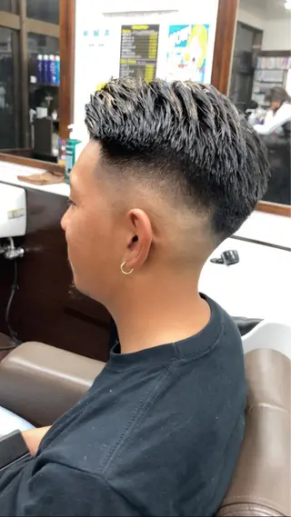 ショート メンズ B.B.Cams西原店所属・無料モデル募集中‼️ 安座間💈のヘアスタイル