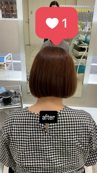 ショート タカハシ リナのヘアスタイル