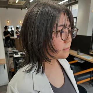 ミディアム Shu🐻‍❄️ / giinii 横浜のヘアスタイル